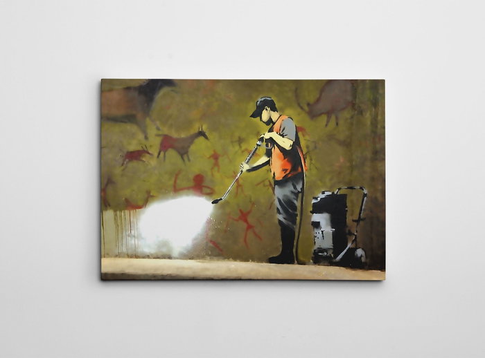 Wallity Lienzo Decorativo Banksy WY130 (50 x 70 cm) Wallity Lienzo Decorativo Banksy WY130 (50 x 70 cm)